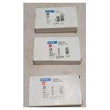 (3) Eaton 15 and 20 Amp Circuit Breakers