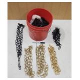 3/4 Bucket of Lengths of Chain