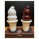 Dairy Queen Ice Cream Cones Salt/Pepper Shaker Set