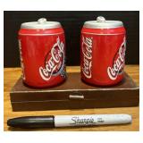 (2) Cans of Coca Cola Salt/Pepper Shaker Set