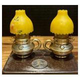 Vintage Cape Cod Oil Lamp Salt and Pepper Shaker