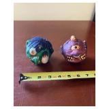 LOT OF 2 VTG MADBALLS HORN HEAD AND SLOBULUS