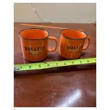 BULLEIT FRONTIER WHISKEY CERAMIC MUGS