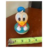 ROLY POLY DONALD DUCK WEEBLE WOBBLE TOY VTG