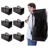 Heavy Duty Moving Bags-Backpack Straps-6 Pack