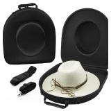 Hat Travel Case Hard Box for Cowboy Fedora