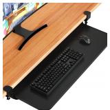Keyboard Tray 25.7 X 9.8 Slide Out, C Clamp
