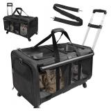 $154  LIONROGE Double-Compartment Pet Carrier