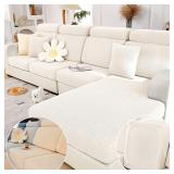 Magic Sofa Stretch (Texture-White, Large)