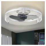 19.7" Ceiling Fan with Lights and Remote