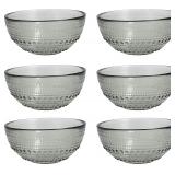 Fortessa Jupiter 5 Inch Bowl, 6 Pack, Gray