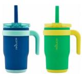 Coldee 14oz Tumblers with Handles, 2-pack