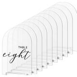 5x7 Inch Arch Acrylic Sign with Stand 15pk