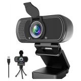 HD 1080p Webcam with Stereo Microphone