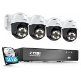 $499 ZOSI 4K PoE Security Camera System, 4x8MP