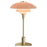 $111 Modernist Table Lamp, Pink+Gold, Lightland