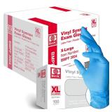 Medical Synmax Vinyl Exam Gloves, X-Large