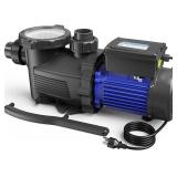 $154 AQUASTRONG Pool Pump, 2 HP Dual Speed, 5186GP