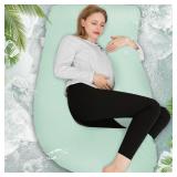 Chilling Pregnancy Pillow, 63 inch, Mint Green