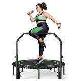 $170 BCAN Foldable Mini Trampoline 48IN-Green