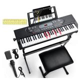 $130 Rengue 61 Keys Keyboard Piano for Beginners