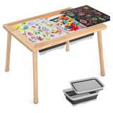 Kids Sensory Table with 2 Storage Bins