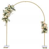 Vincidern Wedding Arch Stand 7.8FT, Gold