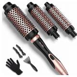 Terviiix 3-in-1 Ceramic Thermal Brush Set