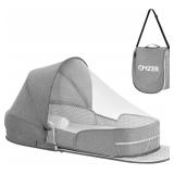 $120 omzer Baby Travel Bassinet Portable - Grey