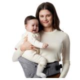 Momcozy Hip Seat Baby Carrier (Grey, Med)