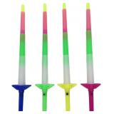 20 Pk 26" LED Multicolor Extendable Sword