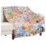 50"" X 60"" Cartoon Plush, Soft Flannel All Season