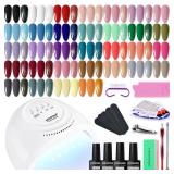 JODSONE Gel Nail Polish Kit with U V Light