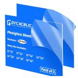 2 Pack Acrylic 24x48 Plexiglass Sheet