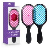 Wet/Dry Vented Detangling Brush - Pink + Blue