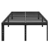 ALDRICH 18 In Metal King Bed Frame - Black