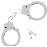 Skeleteen Metal Handcuffs with Keys - 47 char, 5-P