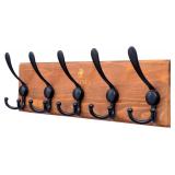 Rustic Wall Mounted Coat Rack: 16 inches