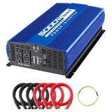 $300 5000W 12V to 110V Car Inverter, 4 AC/2 USB