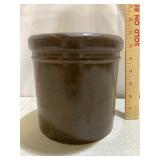 Brown Glazed Crock, 7ï¿½