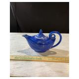 Hall Aladdin Genie Cobalt Blue teapot