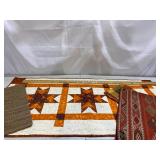 Fall Theme Table Runner, napkins, place mats