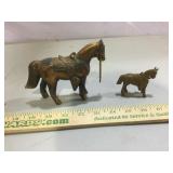 Metal Figurine Horses