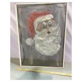 Painted Santa on Screen, 27ï¿½ x 38ï¿½