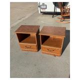 Two nightstands, 20.5w x 15.5d x 23ï¿½t