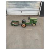 John Deere pedal tractor & cart, project set