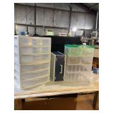 Plastic storage bins