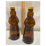 Mrs Butterworths 8.5ï¿½ Amber Glass Syrup Bottles