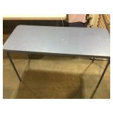 Folding Rectangular Table, 28ï¿½T 48ï¿½L x 20ï¿½D