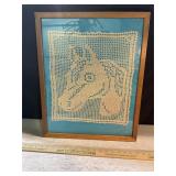 Crochet Horse, 17ï¿½ x 21ï¿½